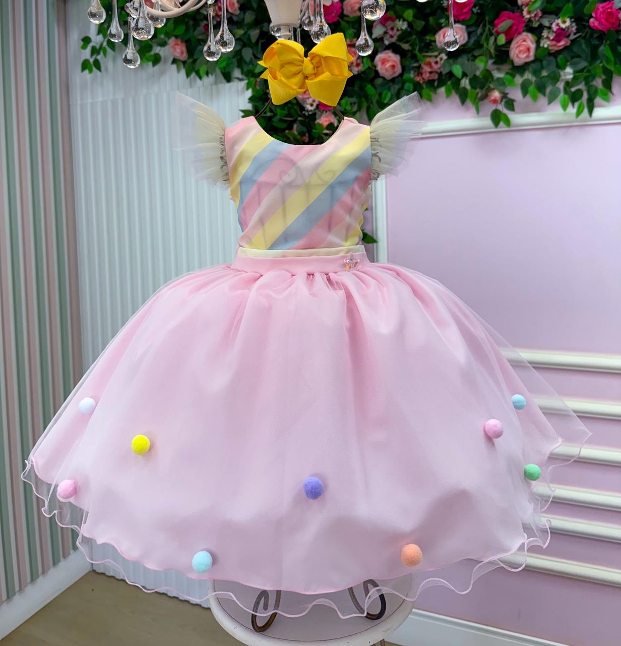 Vestido Mini Miss Temático Circo - Candy - Leveza e Elegância para Meninas | Bebeloo Kids