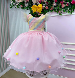Vestido Mini Miss Temático Circo - Candy - Leveza e Elegância para Meninas | Bebeloo Kids