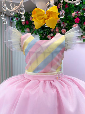 Vestido Mini Miss Temático Circo - Candy - Leveza e Elegância para Meninas | Bebeloo Kids