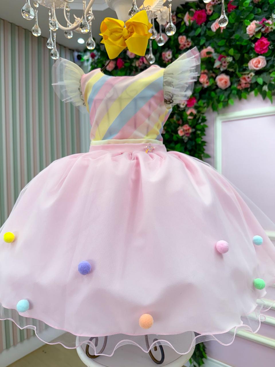 Vestido Mini Miss Temático Circo - Candy - Leveza e Elegância para Meninas | Bebeloo Kids