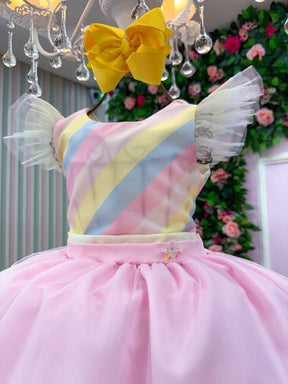 Vestido Mini Miss Temático Circo - Candy - Leveza e Elegância para Meninas | Bebeloo Kids