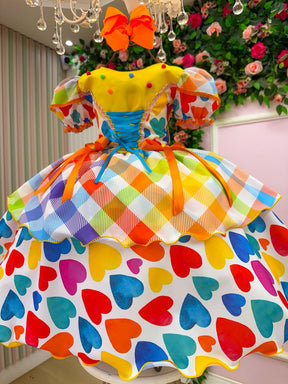 Vestido Marie Junino Luxo Quermesse Doce do Arraia - Leveza e Elegância para Meninas | Bebeloo Kids