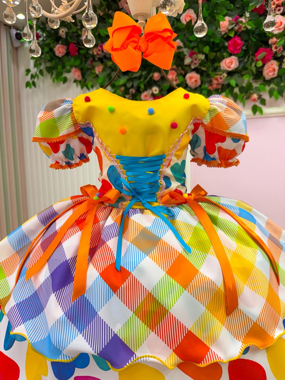 Vestido Marie Junino Luxo Quermesse Doce do Arraia - Leveza e Elegância para Meninas | Bebeloo Kids
