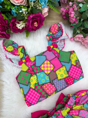 Conjunto Mini Miss Junino Magia do Sertão - Estilo Delicado para o Dia a Dia | Bebeloo Kids