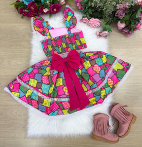 Conjunto Mini Miss Junino Magia do Sertão - Estilo Delicado para o Dia a Dia | Bebeloo Kids