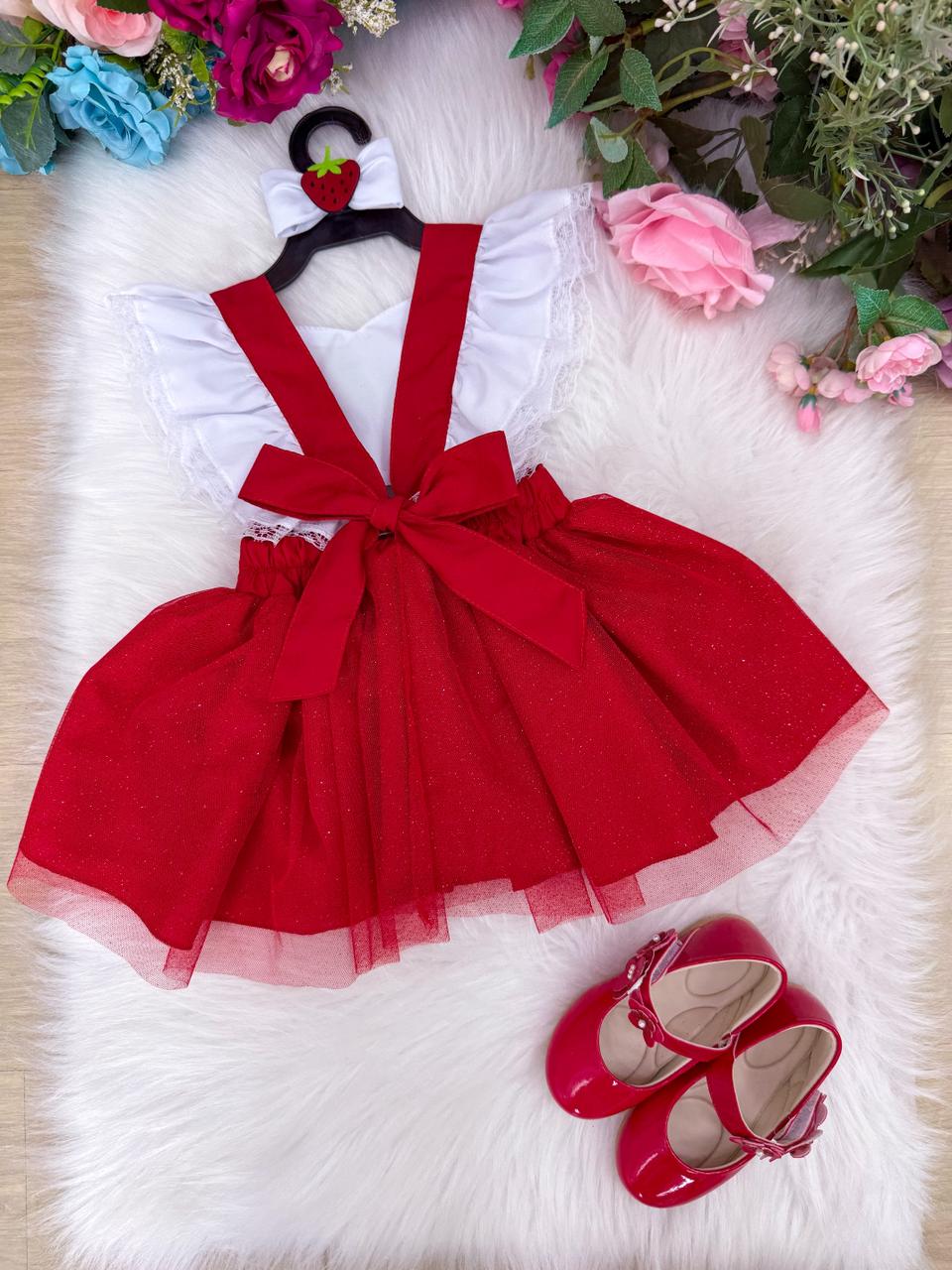 Romper/Vestido Princesa Bebeloo Kids Moranguinho - Diversão e Encanto para Brincar | Bebeloo Kids