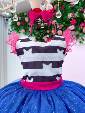 Vestido Mini Miss Temático A Casa Magica Da Gabby - Leveza e Elegância para Meninas | Bebeloo Kids