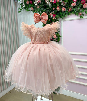 Vestido Menina Bonita Angelie Pessego - Leveza e Elegância para Meninas | Bebeloo Kids