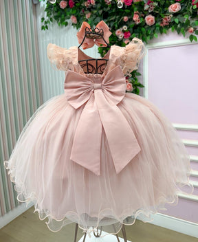 Vestido Menina Bonita Angelie Pessego - Leveza e Elegância para Meninas | Bebeloo Kids