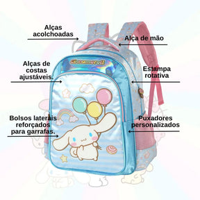Mochila De Costa Cinnamoroll - Diversão e Encanto para Brincar | Bebeloo Kids