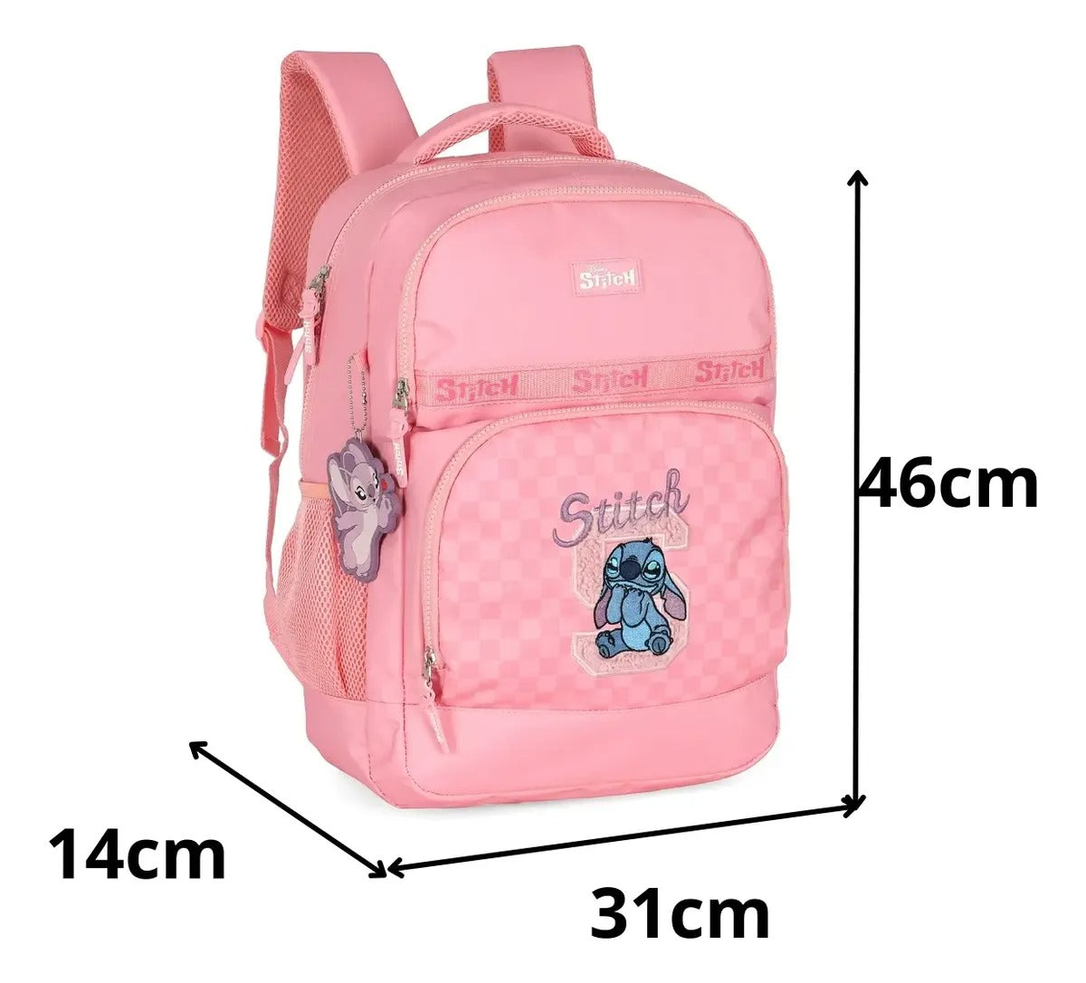 Mochila De Costa Stitch Rosa - Diversão e Encanto para Brincar | Bebeloo Kids
