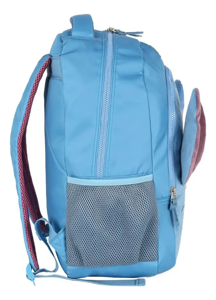 Mochila De Costa Stitch Orelhinhas Pelucia Azul - Diversão e Encanto para Brincar | Bebeloo Kids