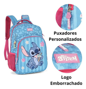 Mochila De Costa Stitch Azul Sorvete - Diversão e Encanto para Brincar | Bebeloo Kids