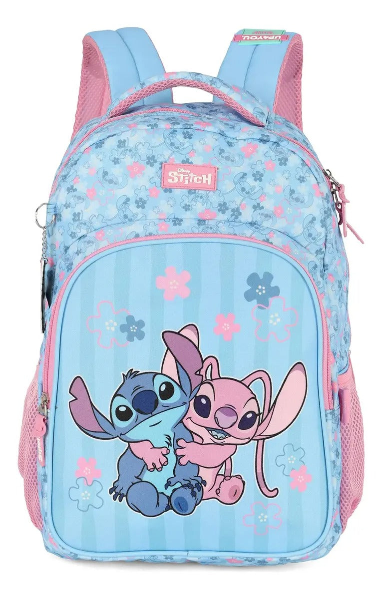 Mochila De Costa Stitch E Angel - Diversão e Encanto para Brincar | Bebeloo Kids