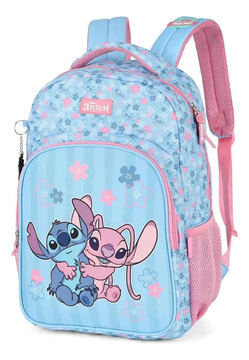 Mochila De Costa Stitch E Angel - Diversão e Encanto para Brincar | Bebeloo Kids