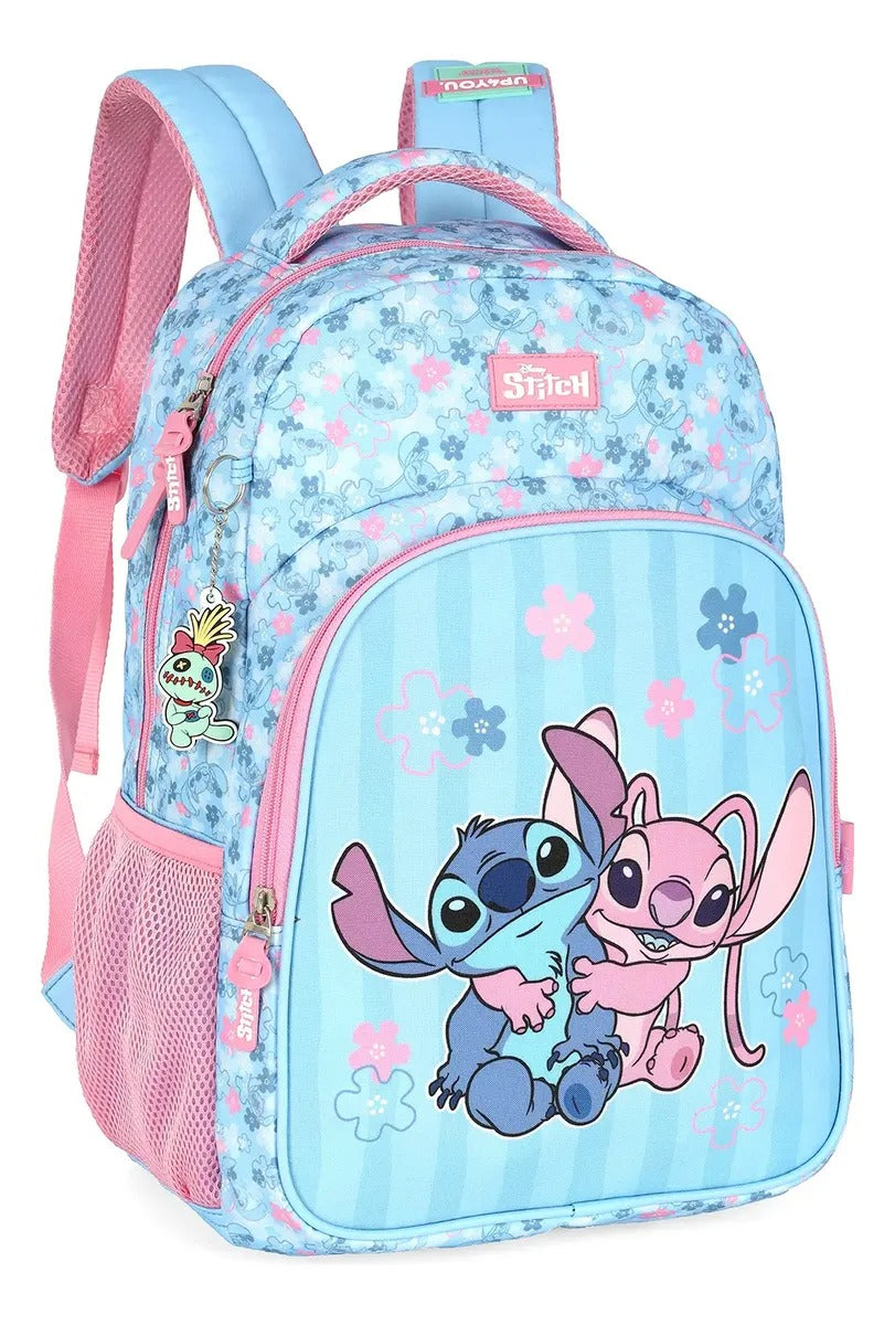 Mochila De Costa Stitch E Angel - Diversão e Encanto para Brincar | Bebeloo Kids