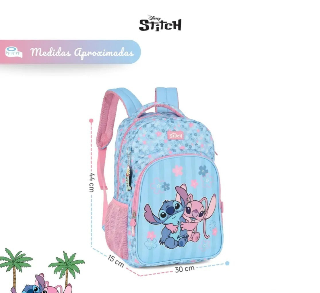 Mochila De Costa Stitch E Angel - Diversão e Encanto para Brincar | Bebeloo Kids