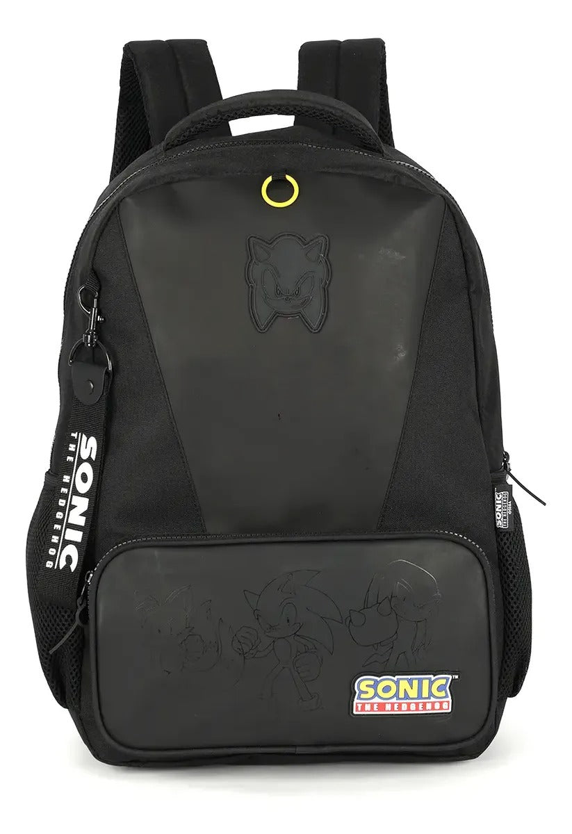 Mochila De Costa Sonic Preto - Delicadeza para Completar o Look | Bebeloo Kids
