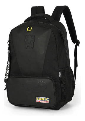 Mochila De Costa Sonic Preto | Bebeloo Kids