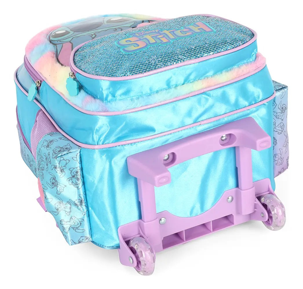 Mochila De Rodinhas Stitch Azul - Delicadeza para Completar o Look | Bebeloo Kids