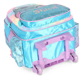 Mochila De Rodinhas Stitch Azul - Delicadeza para Completar o Look | Bebeloo Kids