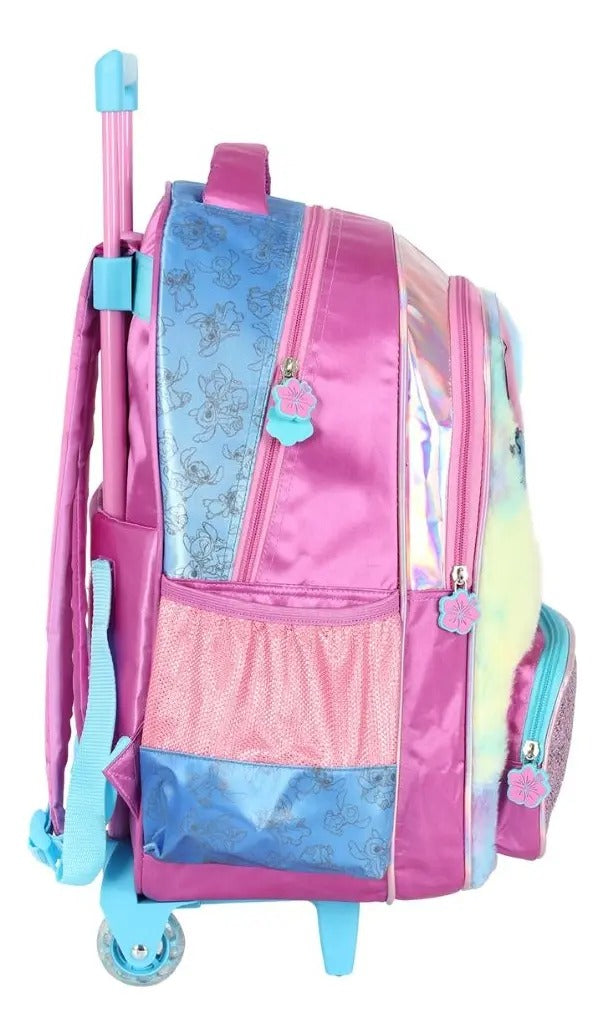 Mochila De Rodinhas Stitch Roxa - Delicadeza para Completar o Look | Bebeloo Kids