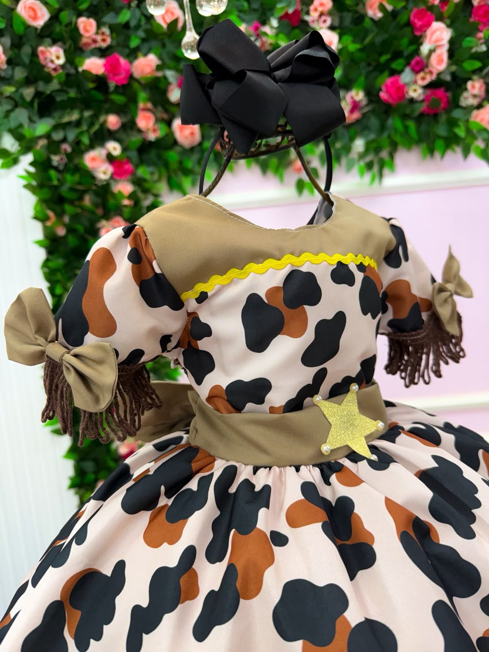 Vestido Infantil Doce Mimosa Fazendinha Country Leveza e Elegância para Meninas | Bebeloo