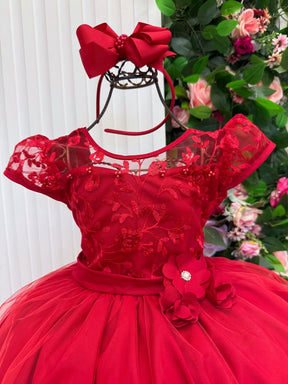 Vestido Mini Miss Longo Carol Vermelho (VESTMNMSSLNGCRLVERM)