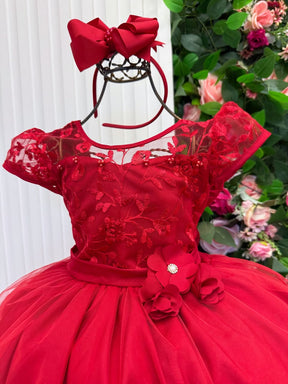 Vestido Mini Miss Longo Carol Vermelho (VESTMNMSSLNGCRLVERM)