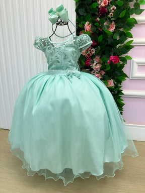 Vestido Mini Miss Longo Carol Verde Menta (VESTMNMSSLGNCRLVRDMN)