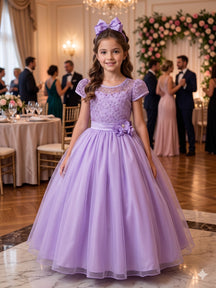 Vestido Mini Miss Longo Carol Lilas (VESTMNLGCRLL)