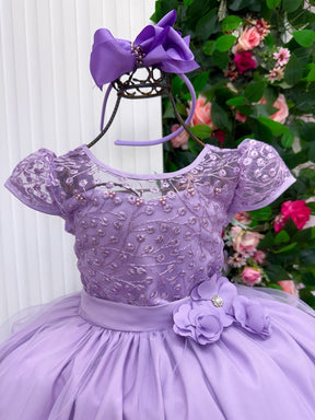 Vestido Mini Miss Longo Carol Lilas (VESTMNLGCRLL)