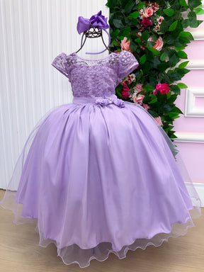 Vestido Mini Miss Longo Carol Lilas (VESTMNLGCRLL)