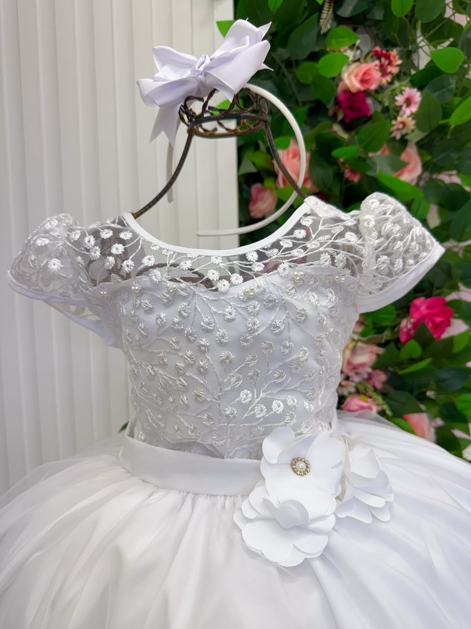 Vestido Mini Miss Longo Carol Branco (VESTMNLGCBR)