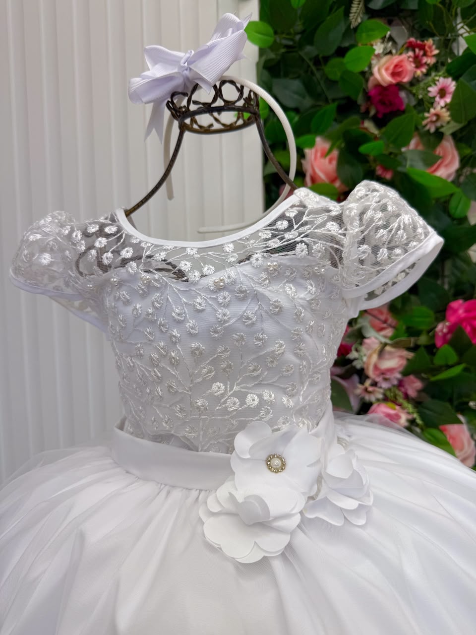 Vestido Mini Miss Longo Carol Branco (VESTMNLGCBR)
