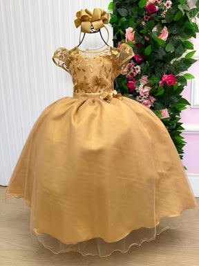 Vestido Mini Miss Longo Carol Dourado (VESTMNMLCCDOU)