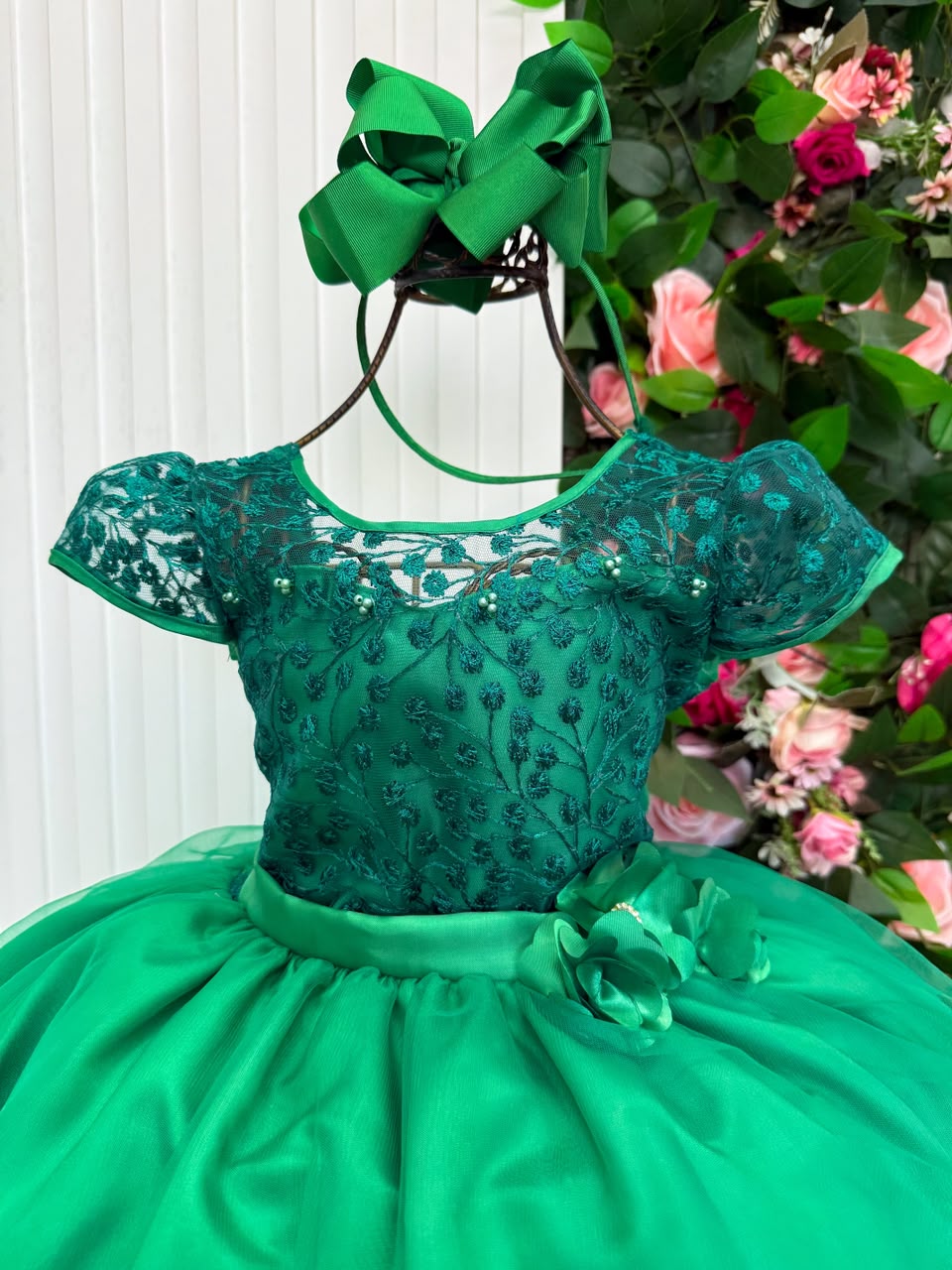 Vestido Mini Miss Longo Carol Verde Bandeira (VESTMNMSLGCVRDBD)