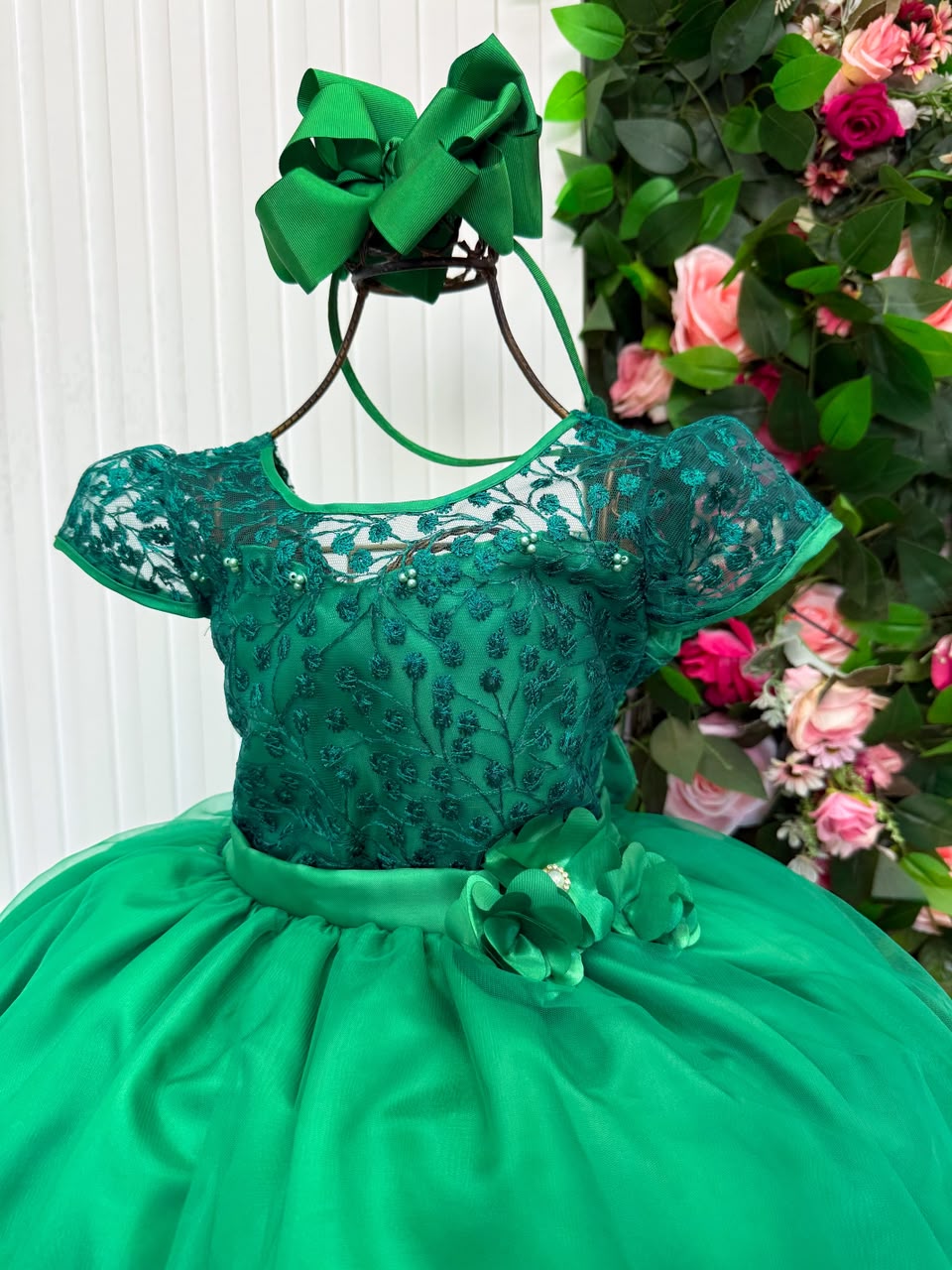Vestido Mini Miss Longo Carol Verde Bandeira (VESTMNMSLGCVRDBD)