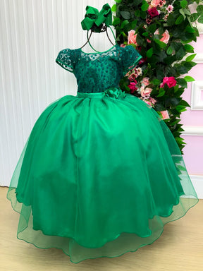 Vestido Mini Miss Longo Carol Verde Bandeira (VESTMNMSLGCVRDBD)