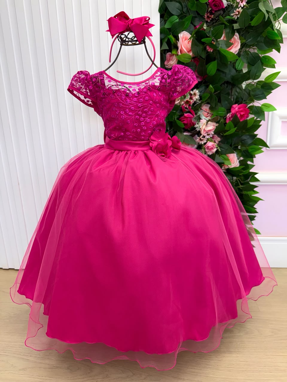 Vestido Mini Miss Longo Carol Pink (VESTMNMSLGCRPNK)