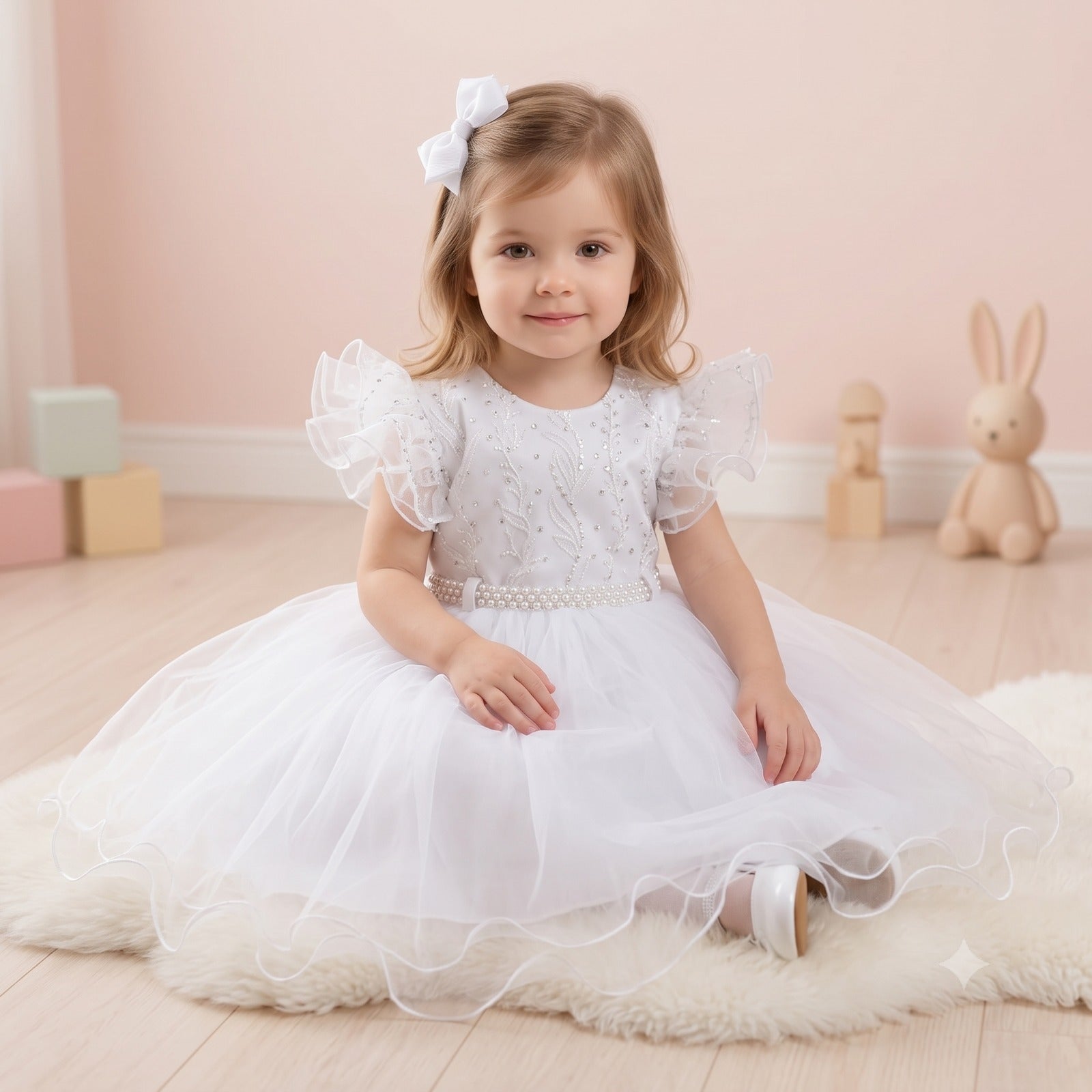 Vestido Menina Bonita Lara Branco (VESTMNBNTLRBRN)