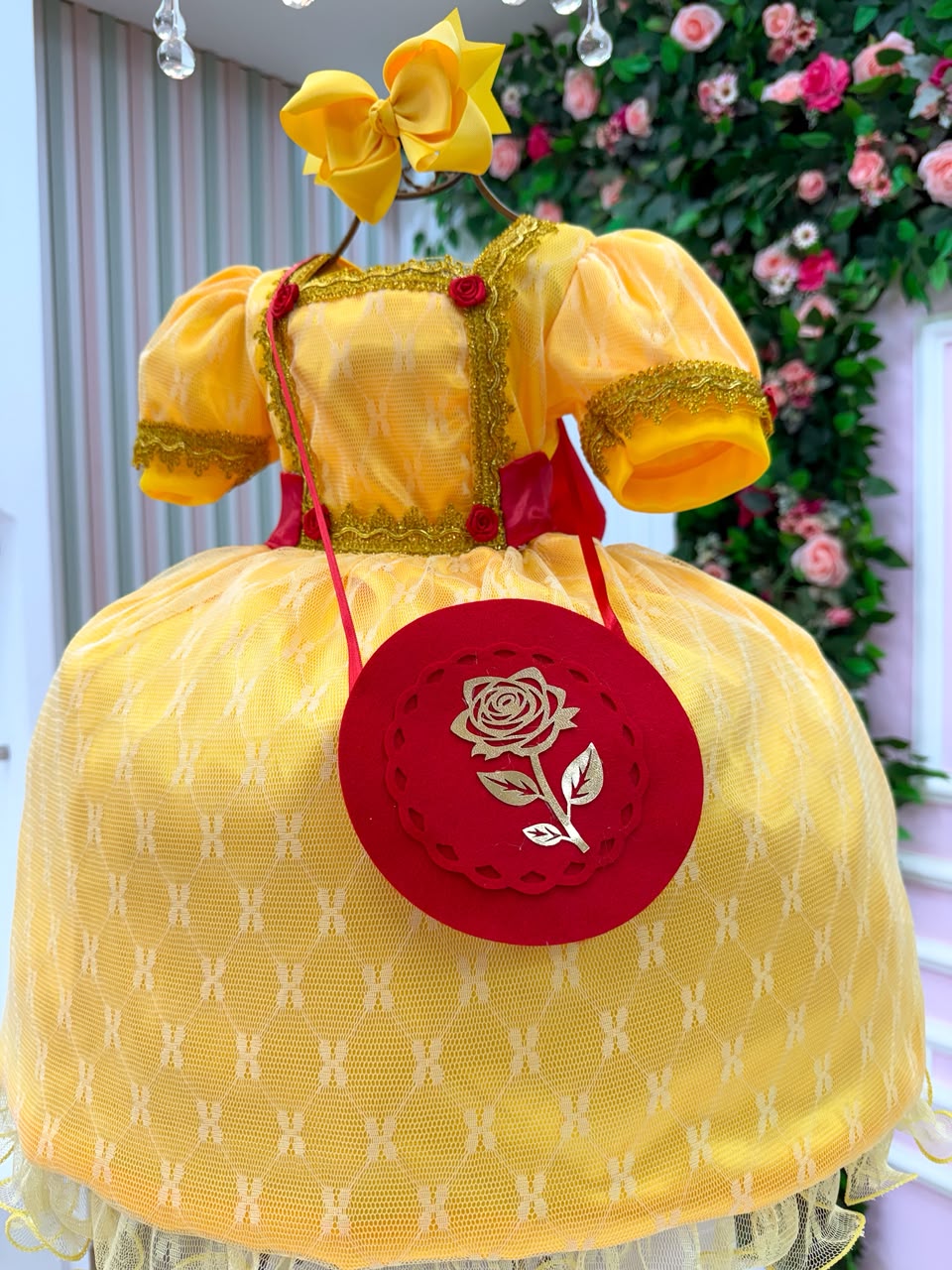 Fantasia Princesa Belli Doce Realeza Princesa Amarelo (FTPBDRPAM)