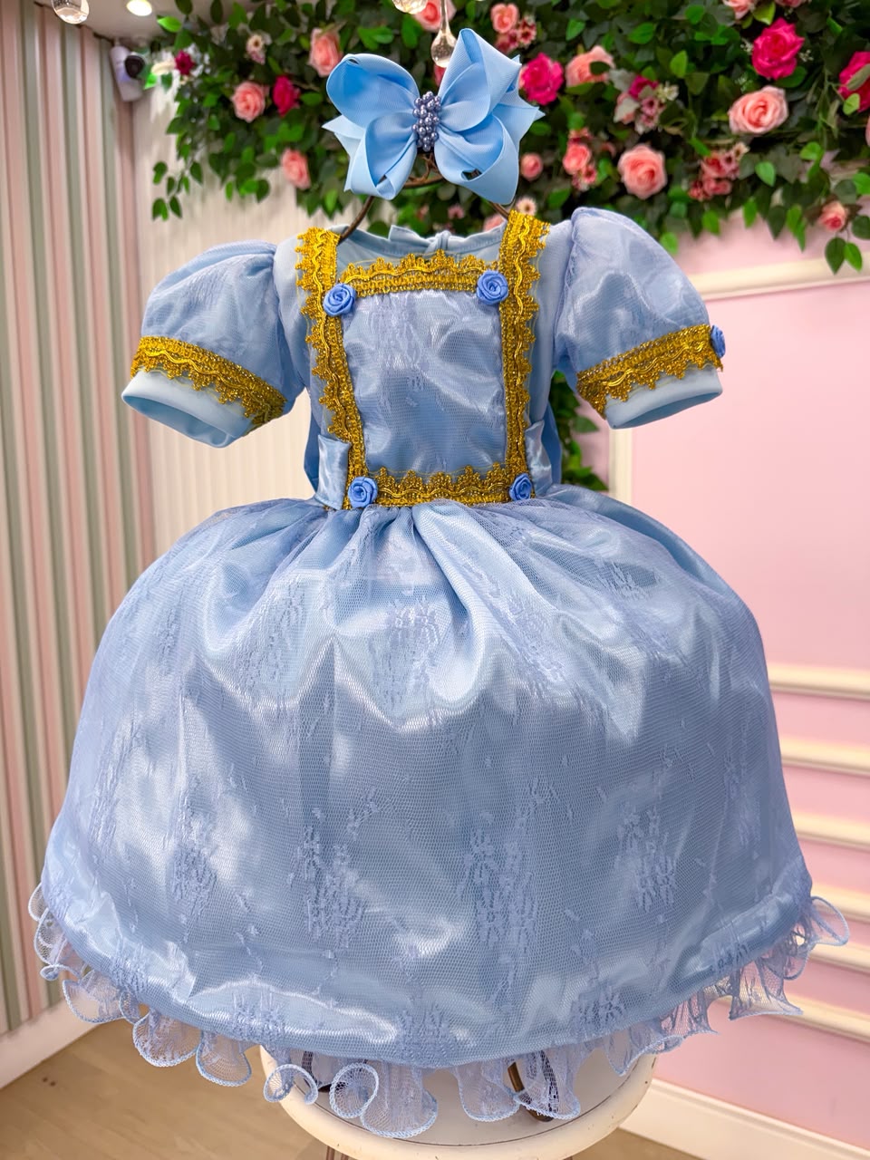 Fantasia Princesa Belli Doce Realeza Princesa Azul (FTPBDRPAZ)