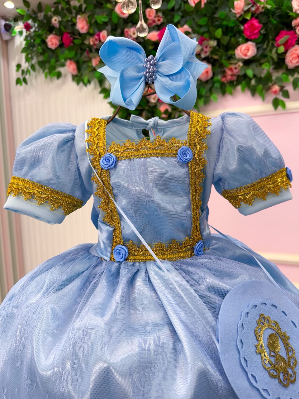 Fantasia Princesa Belli Doce Realeza Princesa Azul (FTPBDRPAZ)