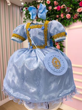 Fantasia Princesa Belli Doce Realeza Princesa Azul (FTPBDRPAZ)