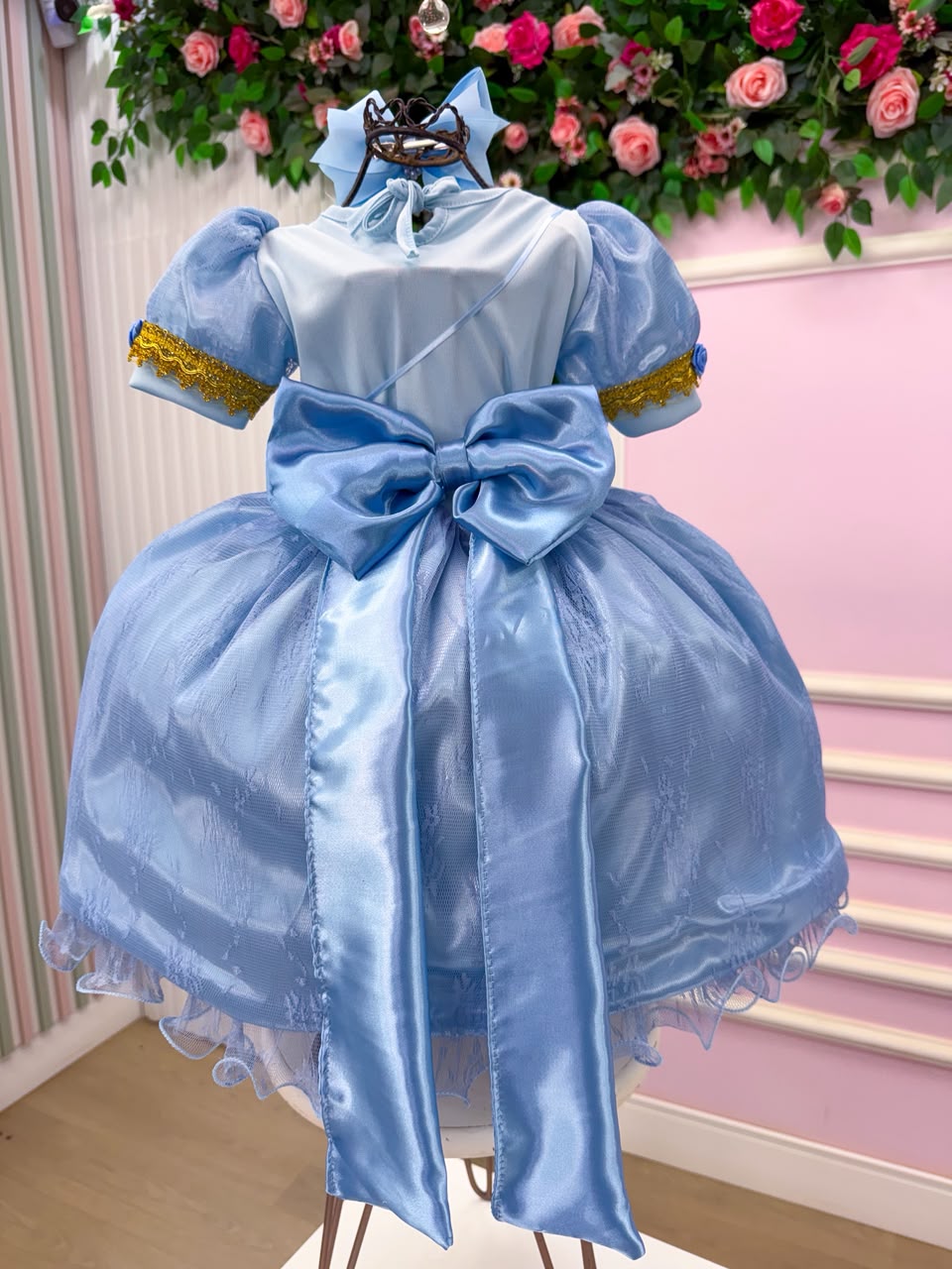 Fantasia Princesa Belli Doce Realeza Princesa Azul (FTPBDRPAZ)