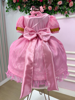 Fantasia Princesa Belli Doce Realeza Princesa Rosa (FPBDRPR)