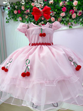 Vestido Mini Miss Cerejinha - Cereja Rosa Bebe (VESTMNMCRJRSBB)