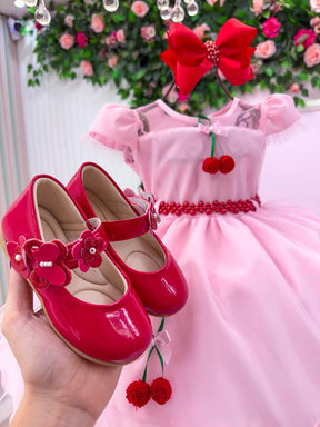 Vestido Mini Miss Cerejinha - Cereja Rosa Bebe (VESTMNMCRJRSBB)