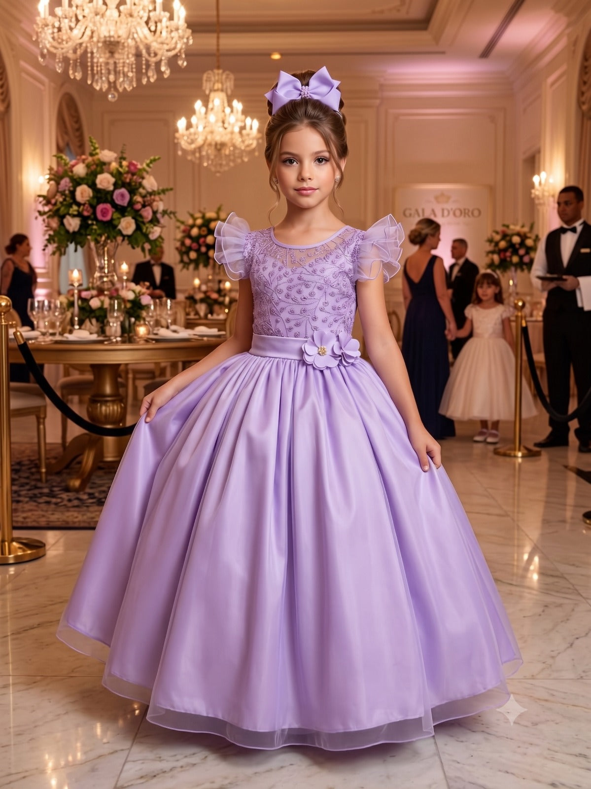 Vestido Mini Miss Longo Suzy Lilas (VESTSZYLNGSZLLS)